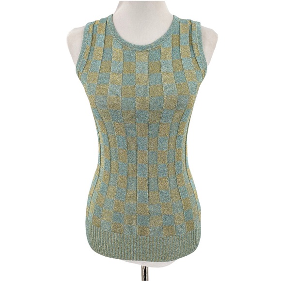 Missoni Tops - Missoni Ribbed Metallic Knit Tank Top